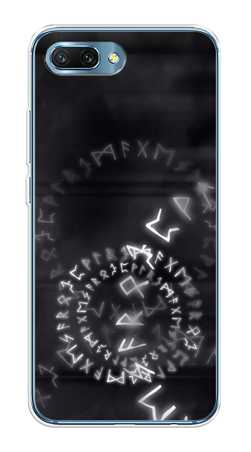 

Чехол на Honor 10 "Руны", Серый;черный, 65350-3