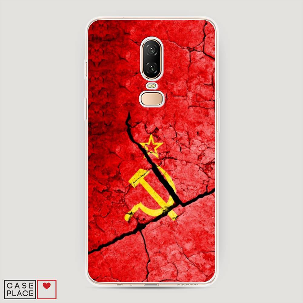 

Чехол Awog на OnePlus 6 / ВанПлас 6 "СССР", Красный;черный;желтый, 150550-5