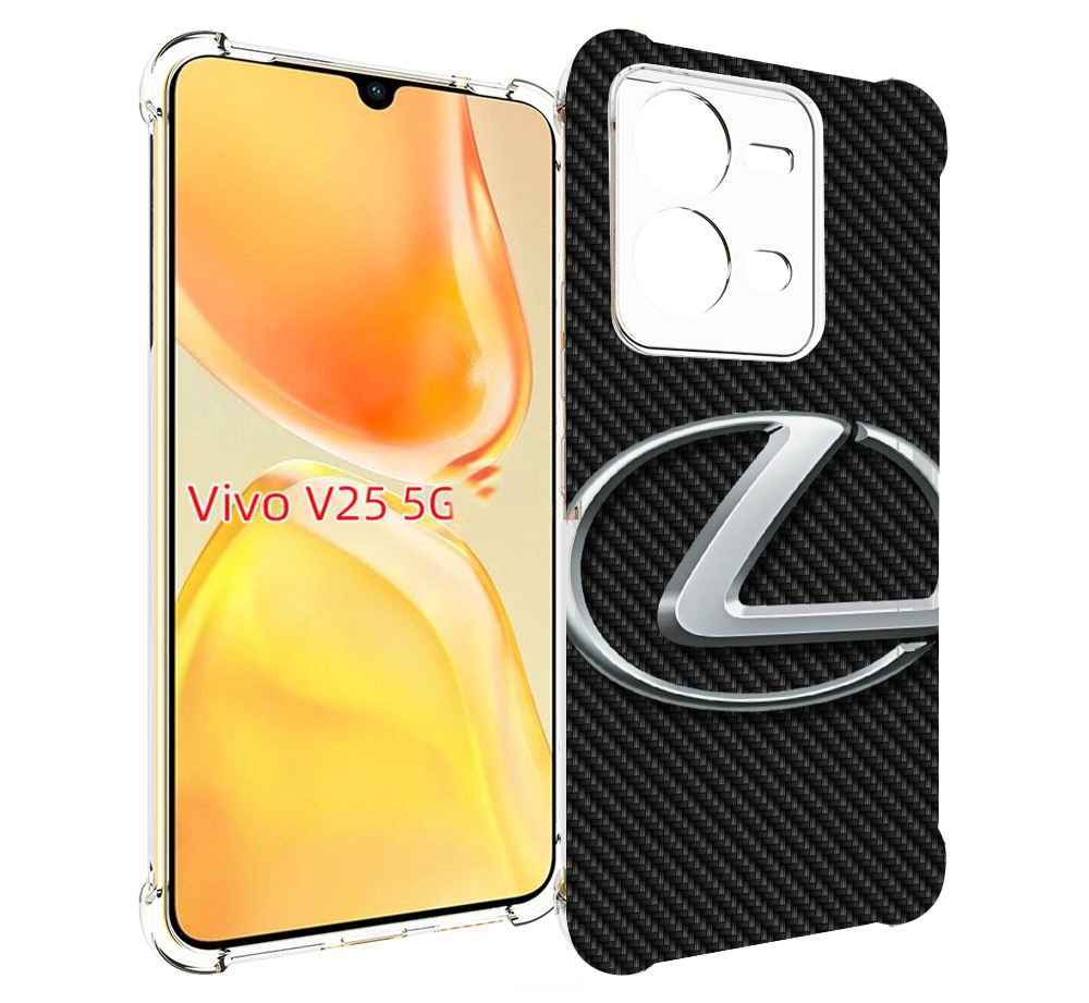 

Чехол MyPads lexus 3 для Vivo V25 5G / V25e, Прозрачный, Tocco