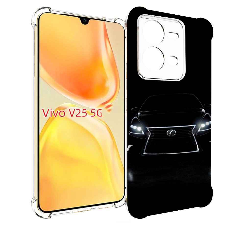 

Чехол MyPads lexus 1 мужской для Vivo V25 5G / V25e, Прозрачный, Tocco