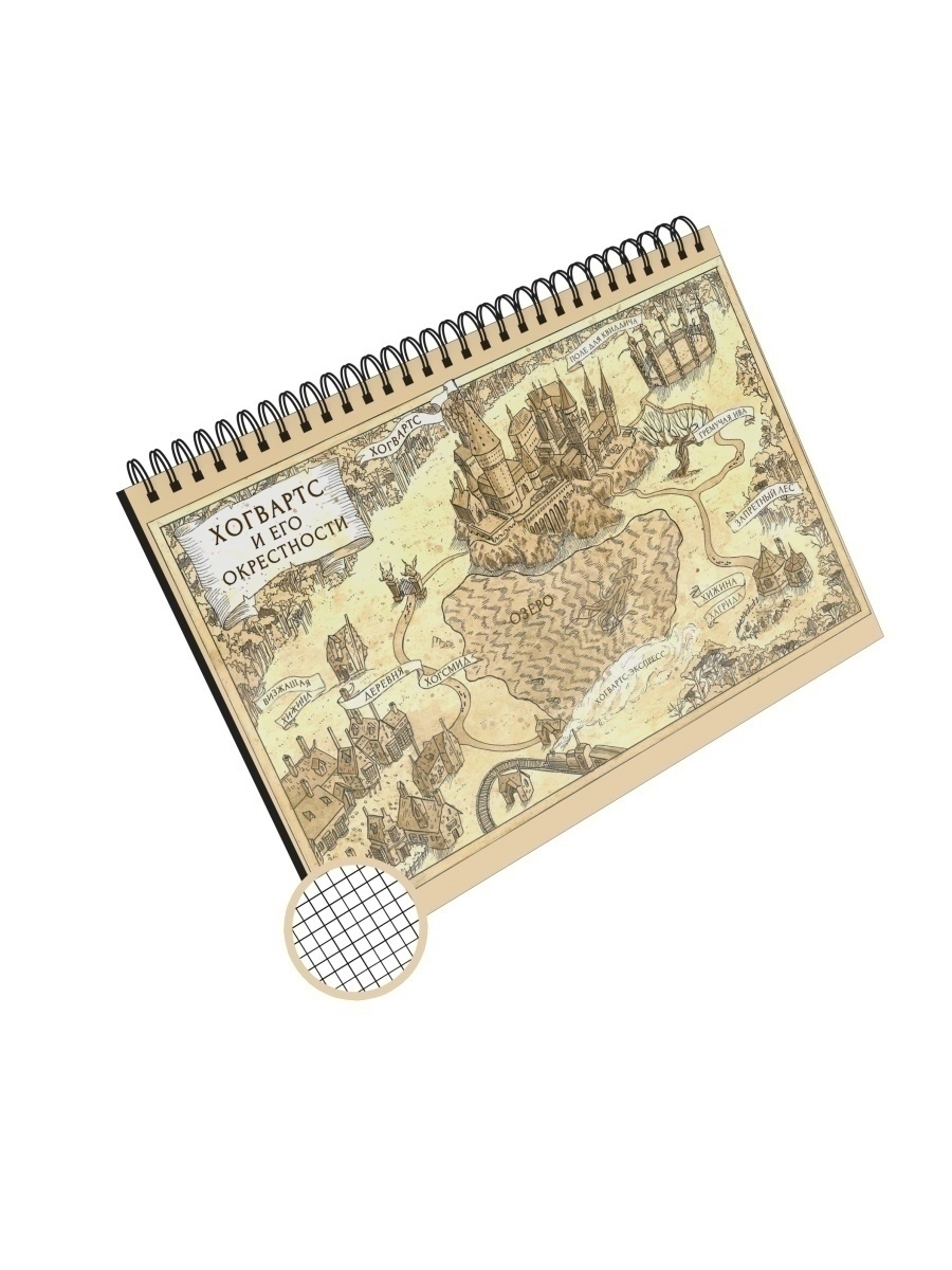 

Блокнот Каждому Своё "Гарри Поттер/Harry Potter/Hogwarts" NP-FMGP1-A4/2 A4 48л в клетку, NP-FMGP1-A4/2