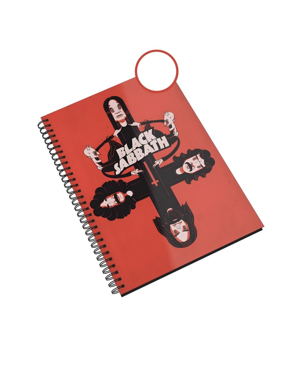 

Блокнот Каждому Своё "Black Sabbath/Рок-группа" NP-MGBSB1-A5/1 A5 48л, NP-MGBSB1-A5/1