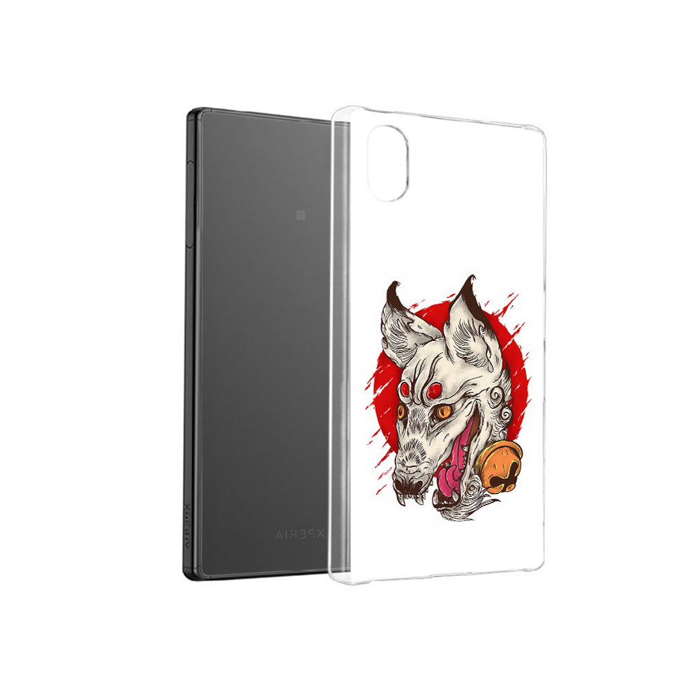 

Чехол MyPads Tocco для Sony Xperia X страшная собака, Прозрачный, Tocco