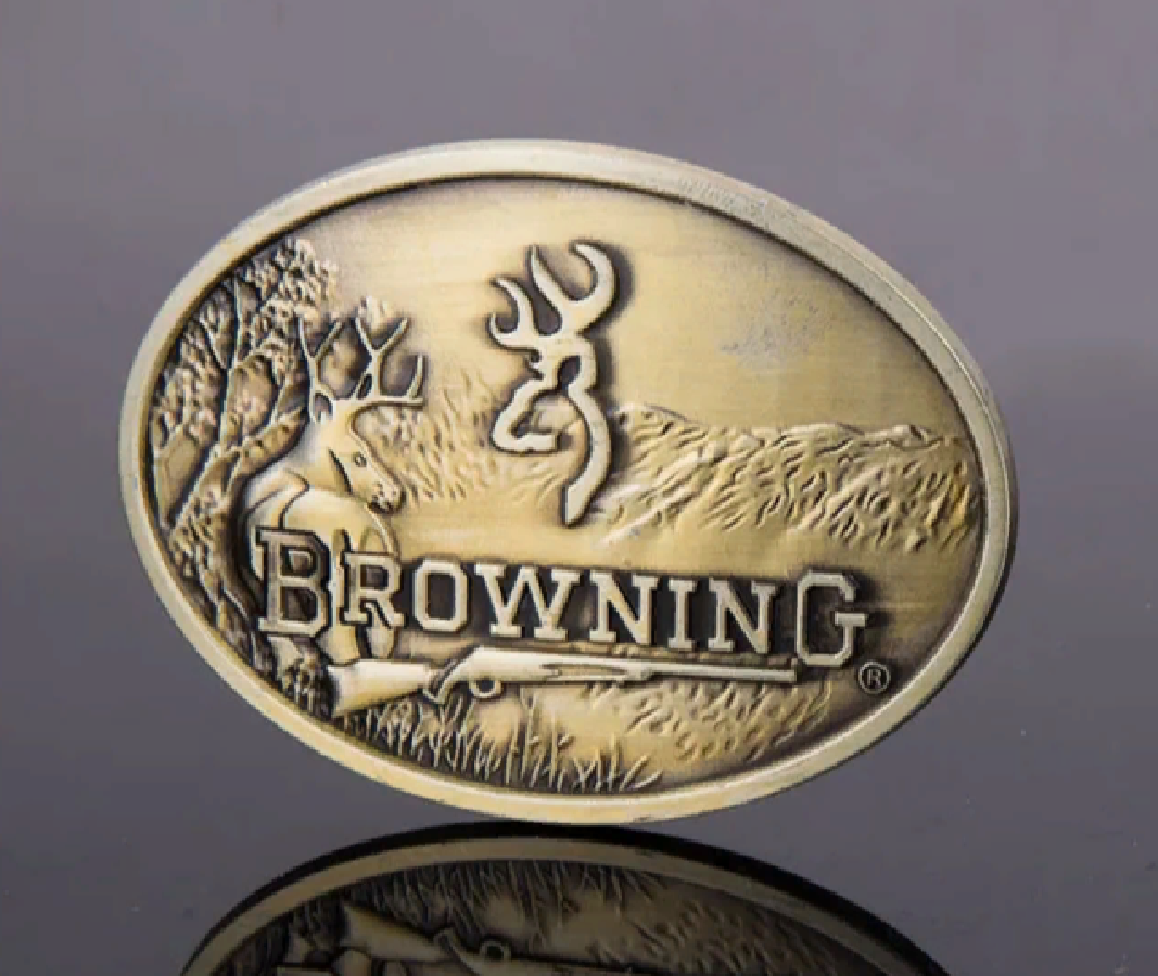 

Пряжка для ремня M&V BrowninG овальная, Бронзовый, «BrowninG» овальная