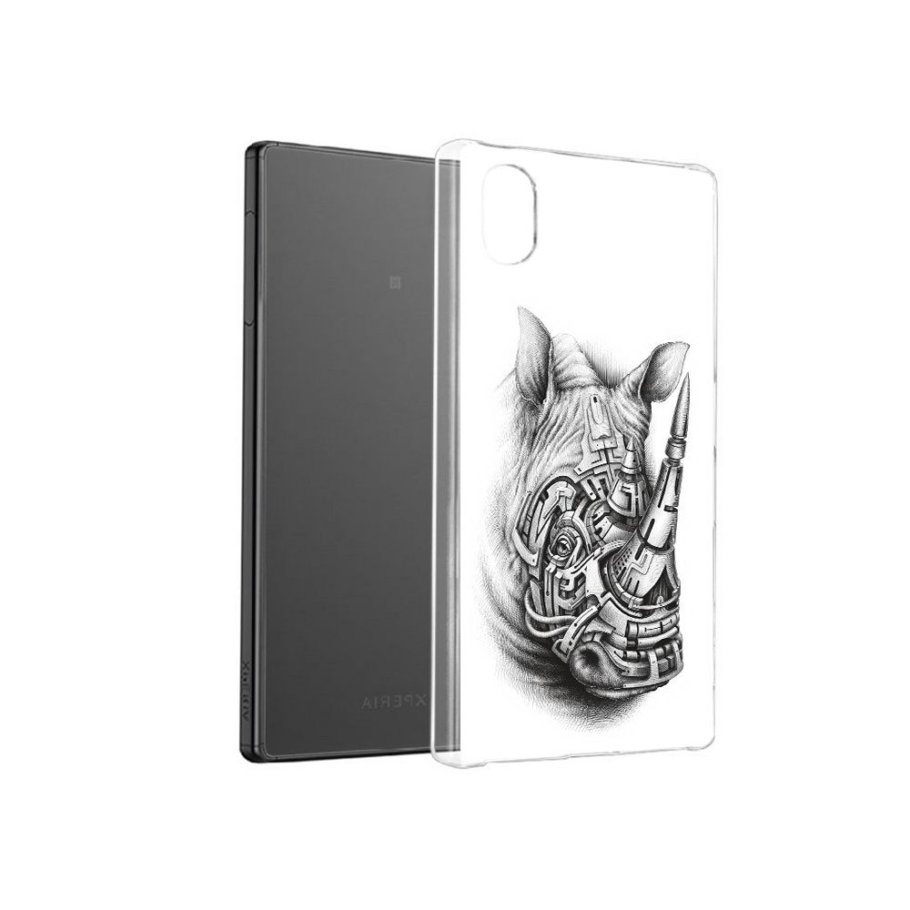 

Чехол MyPads Tocco для Sony Xperia X стальной носорог, Прозрачный, Tocco