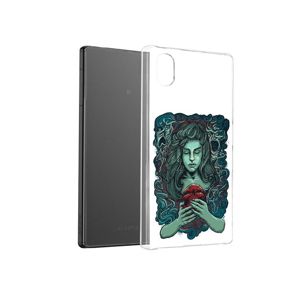 

Чехол MyPads Tocco для Sony Xperia X спящая девушка, Прозрачный, Tocco