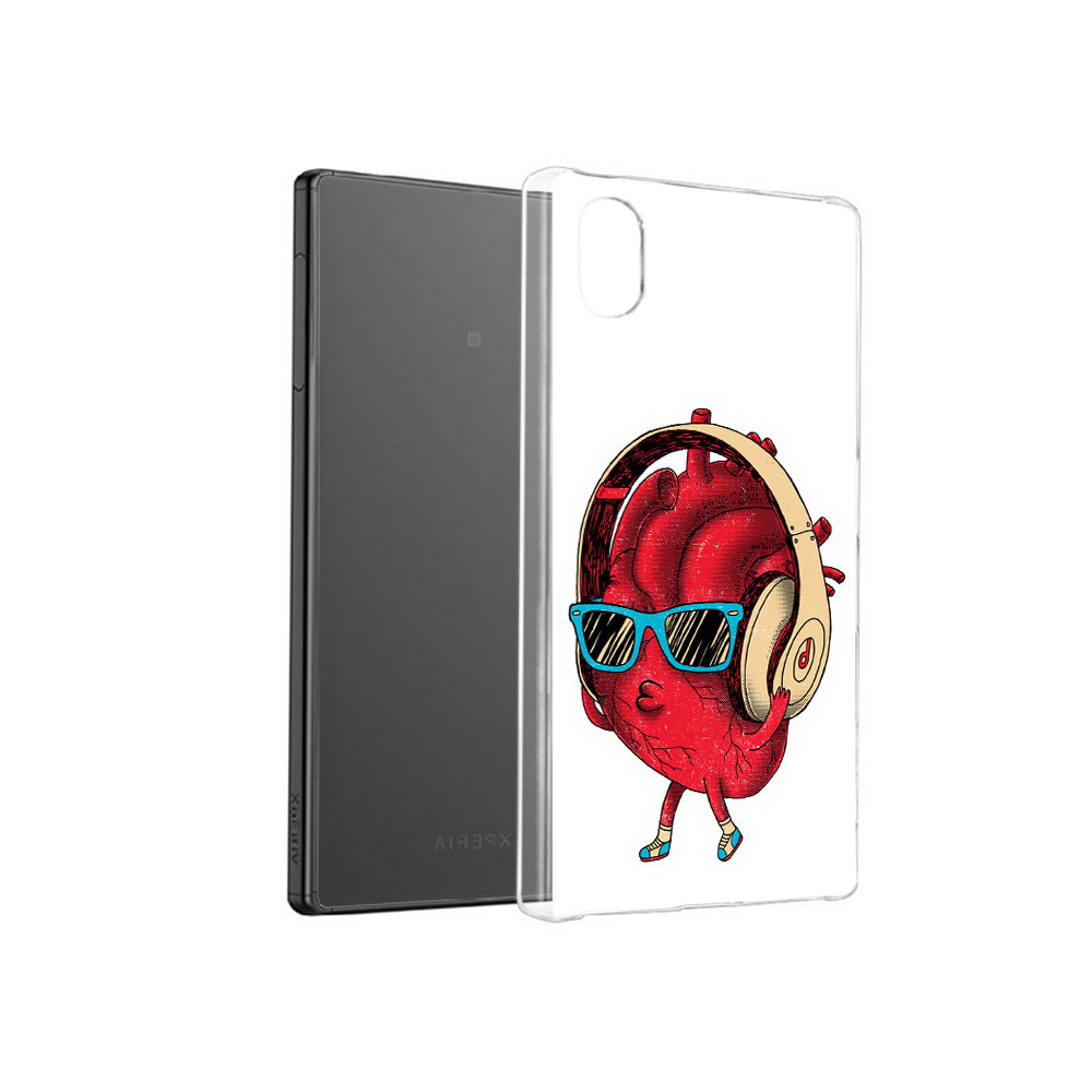 

Чехол MyPads Tocco для Sony Xperia X слушай сердце, Прозрачный, Tocco