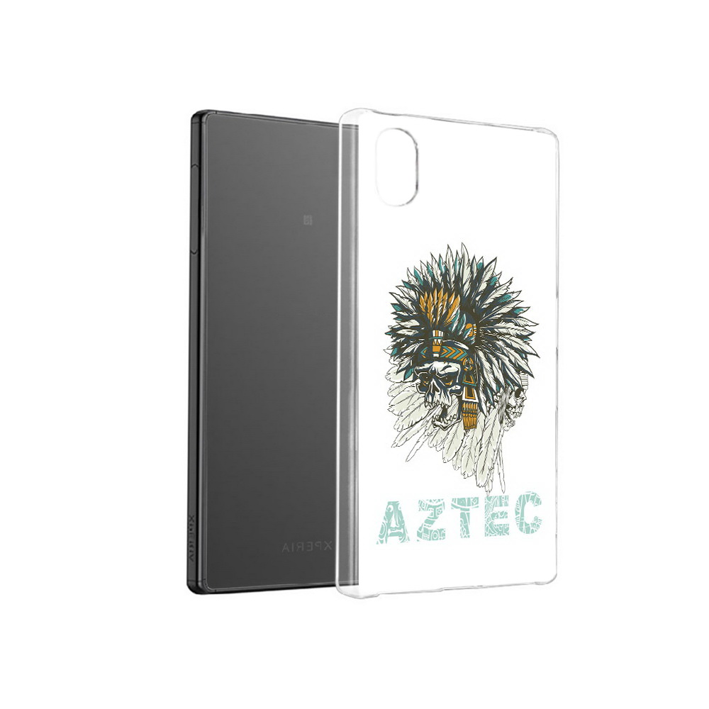 

Чехол MyPads Tocco для Sony Xperia X скелет индеец, Прозрачный, Tocco