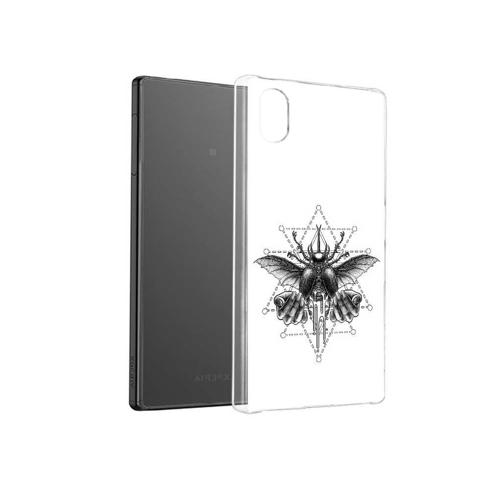 

Чехол MyPads Tocco для Sony Xperia X скарабей, Прозрачный, Tocco