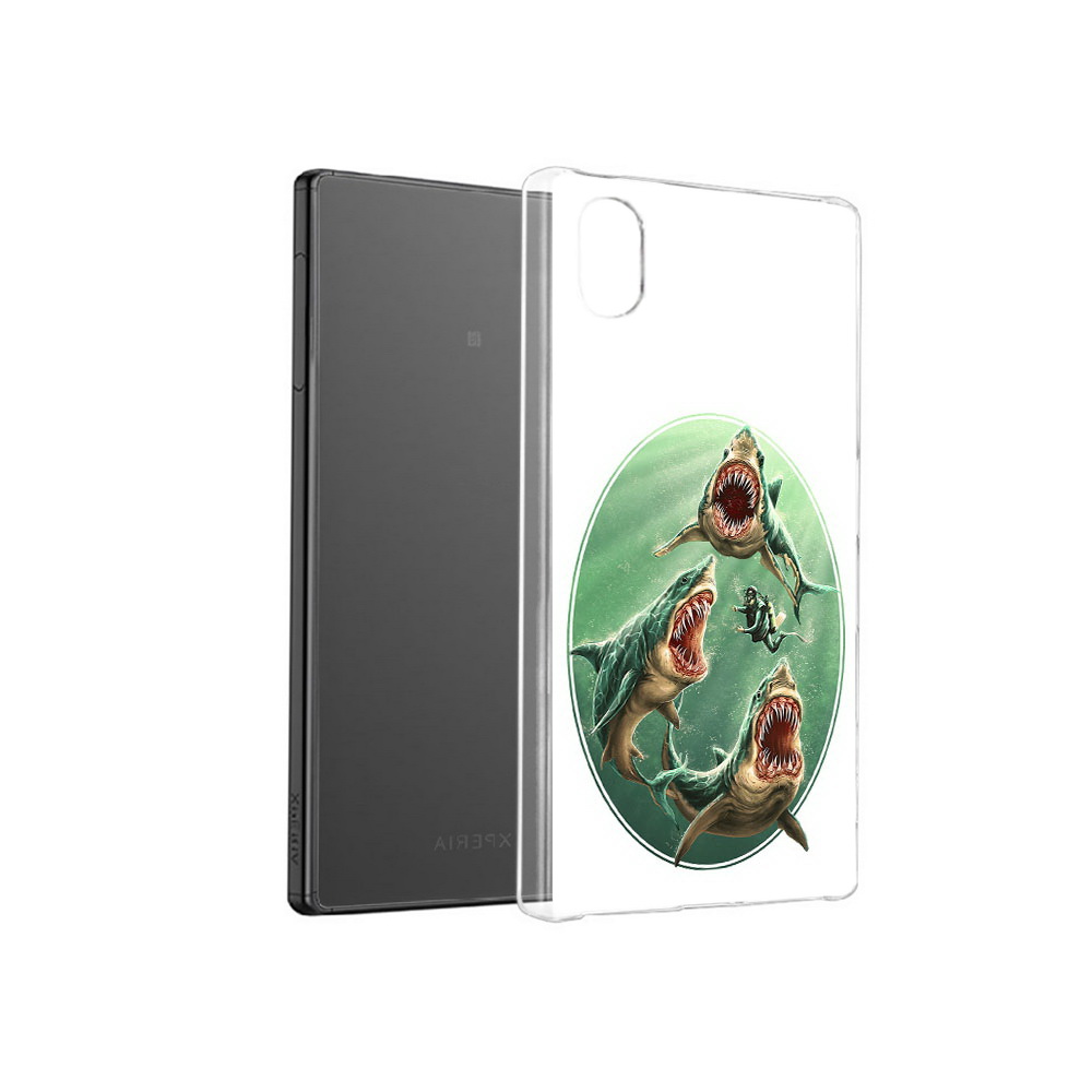 

Чехол MyPads Tocco для Sony Xperia X синяя бездна, Прозрачный, Tocco
