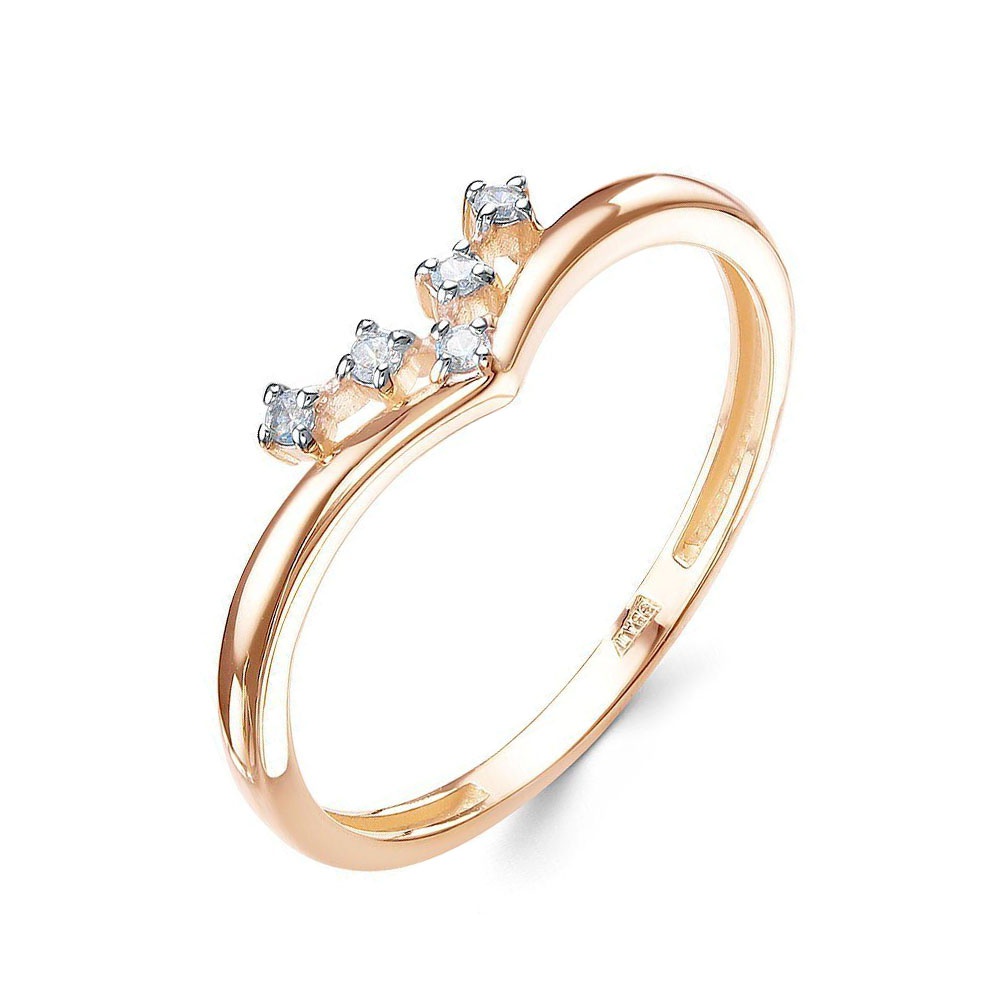 

Кольцо из золота р. , 585Gold 301012421, фианит, 301012421