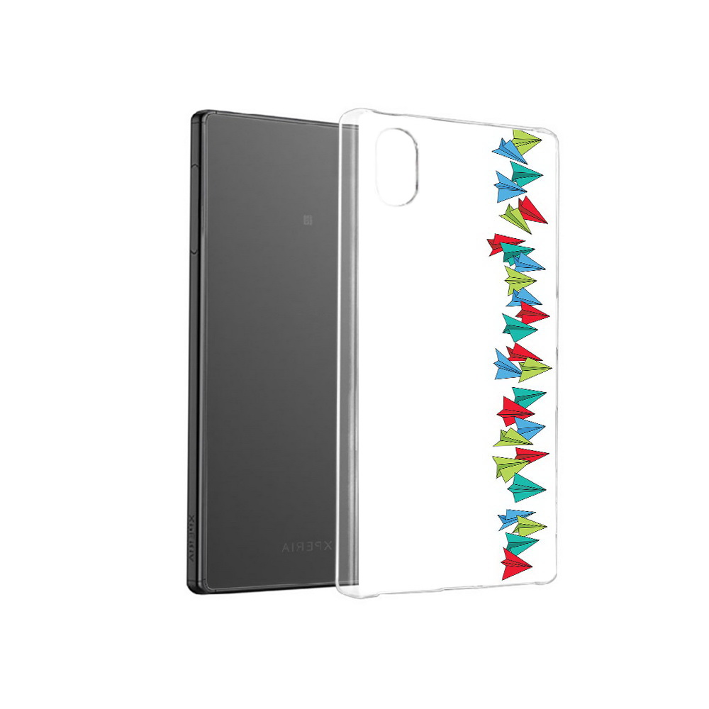 

Чехол MyPads Tocco для Sony Xperia X самолетики из листочков, Прозрачный, Tocco