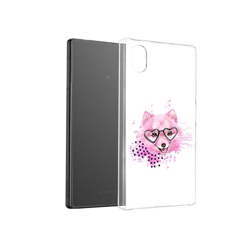 

Чехол MyPads Tocco для Sony Xperia X розовый волченок, Прозрачный, Tocco
