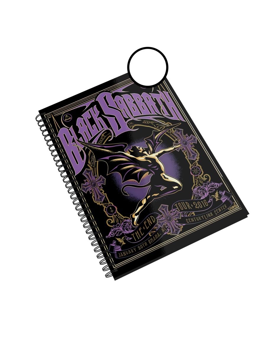 

Блокнот Каждому Своё "Black Sabbath/Рок-группа" NP-MGBSB2-A4/1 A4 48л, NP-MGBSB2-A4/1