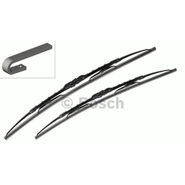 

Комплект щеток 500/20"+400/16" Hyundai Atos 99>, Mazda 121 90-96 BOSCH 3397001361