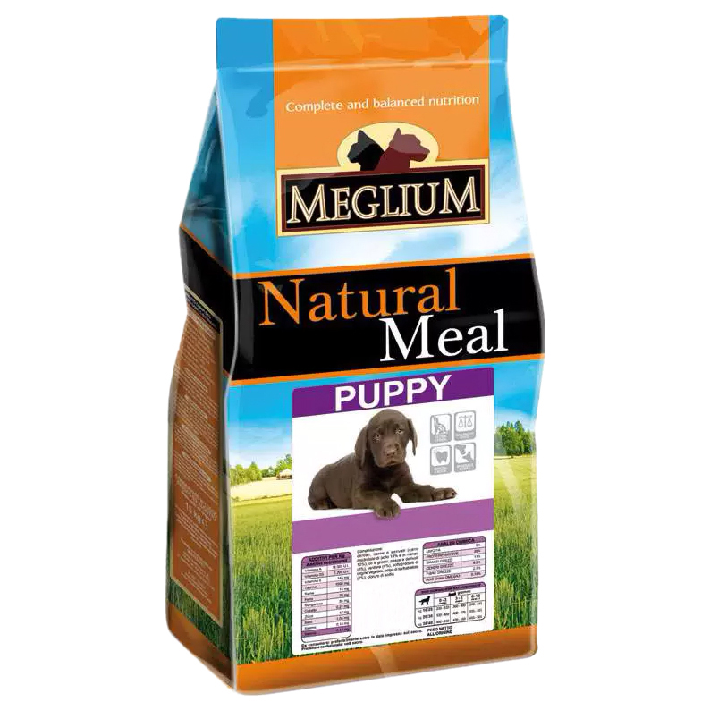 Сухой корм для щенков Meglium Puppy, мясо, овощи, 3кг