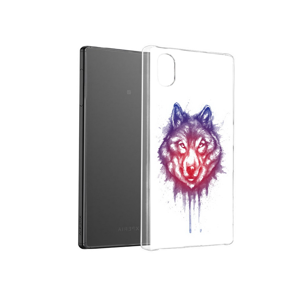 

Чехол MyPads Tocco для Sony Xperia X пушистый волк, Прозрачный, Tocco