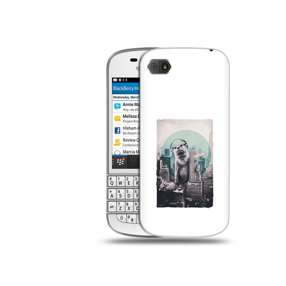 

Чехол MyPads Tocco для BlackBerry Q10 выдра в городе, Прозрачный, Tocco