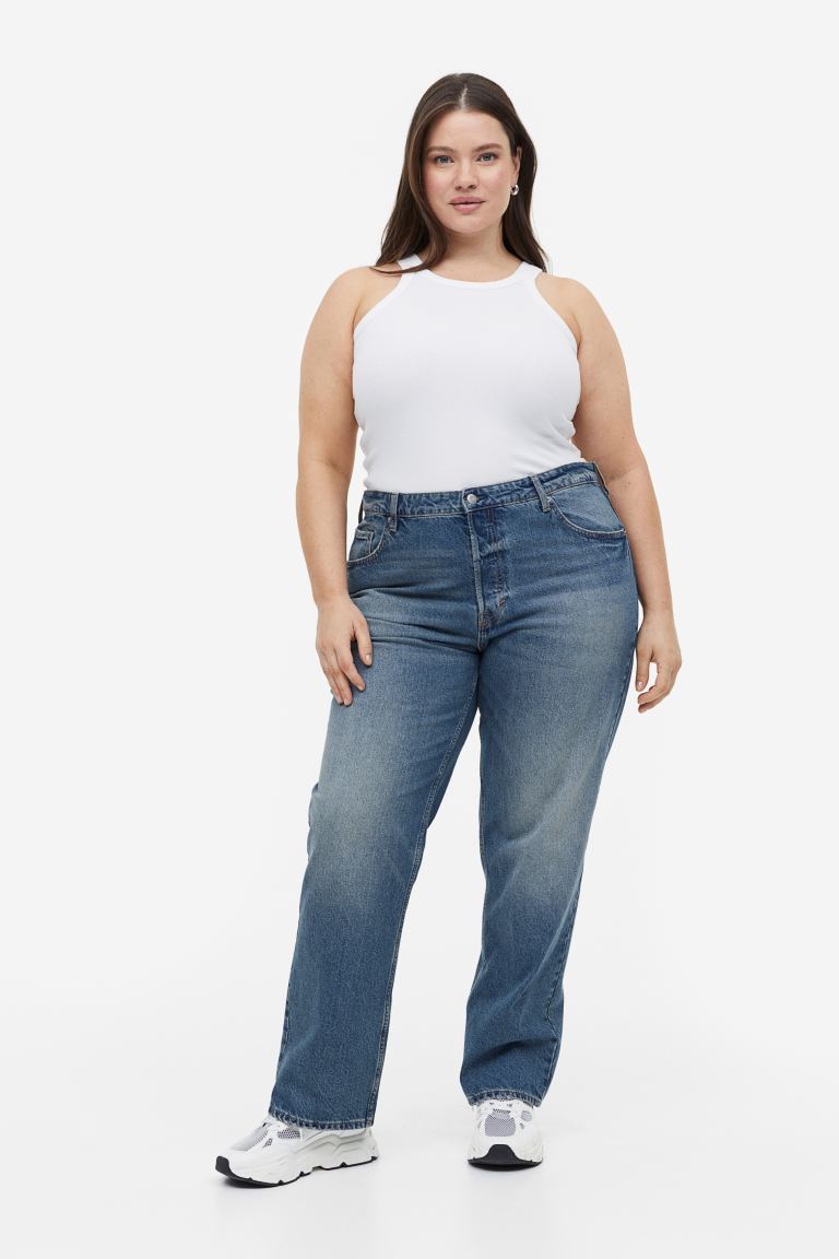 

Джинсы женские H&M 1135417002 синие 54 IT (доставка из-за рубежа), Синий, 1135417002