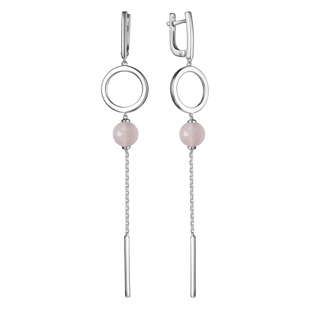 

Серьги из серебра ЯХОНТ Золотой 2699307, кварц, 2699307
