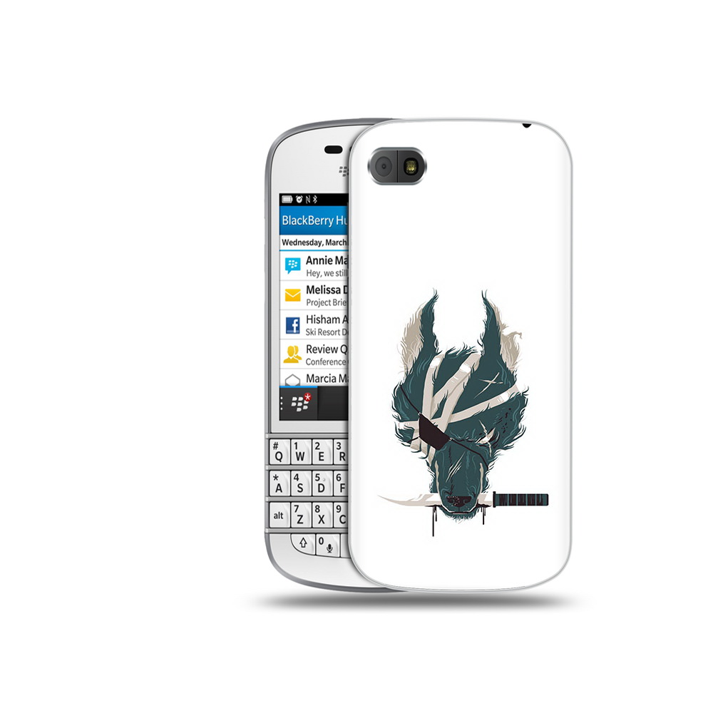 

Чехол MyPads Tocco для BlackBerry Q10 волк-разбойник, Прозрачный, Tocco