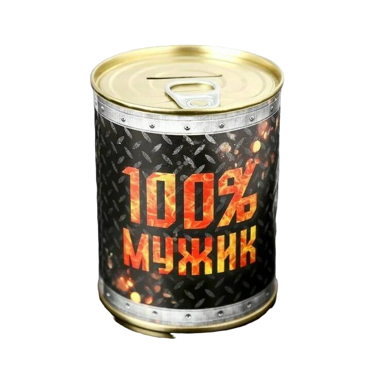 

Копилка-банка металл Мужик сказал 7,3х9,5 см МИКС