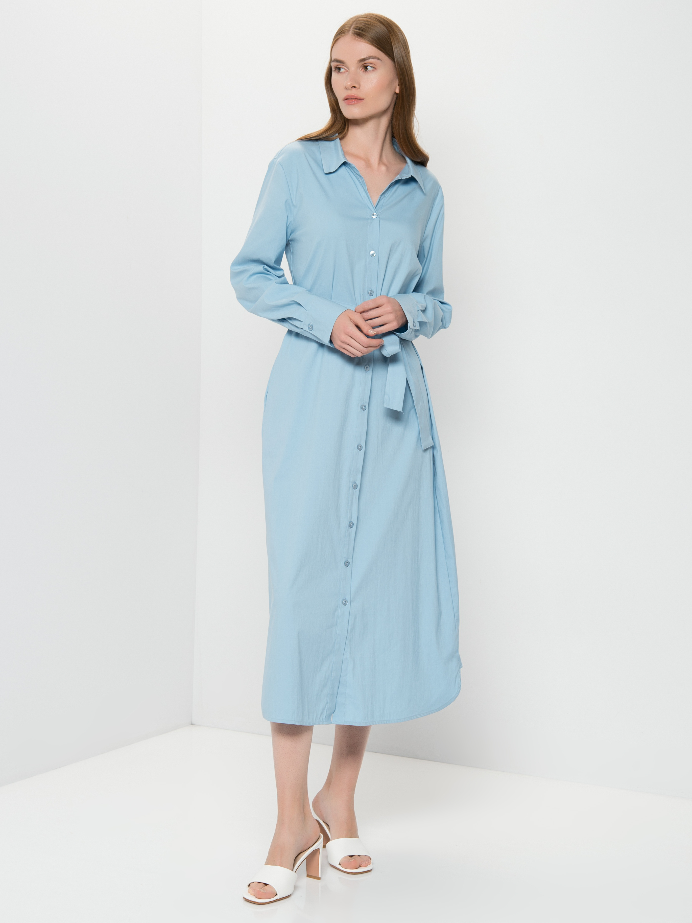 

Платье женское Gerry Weber 780002-31594-80902 голубое 44, 780002-31594-80902