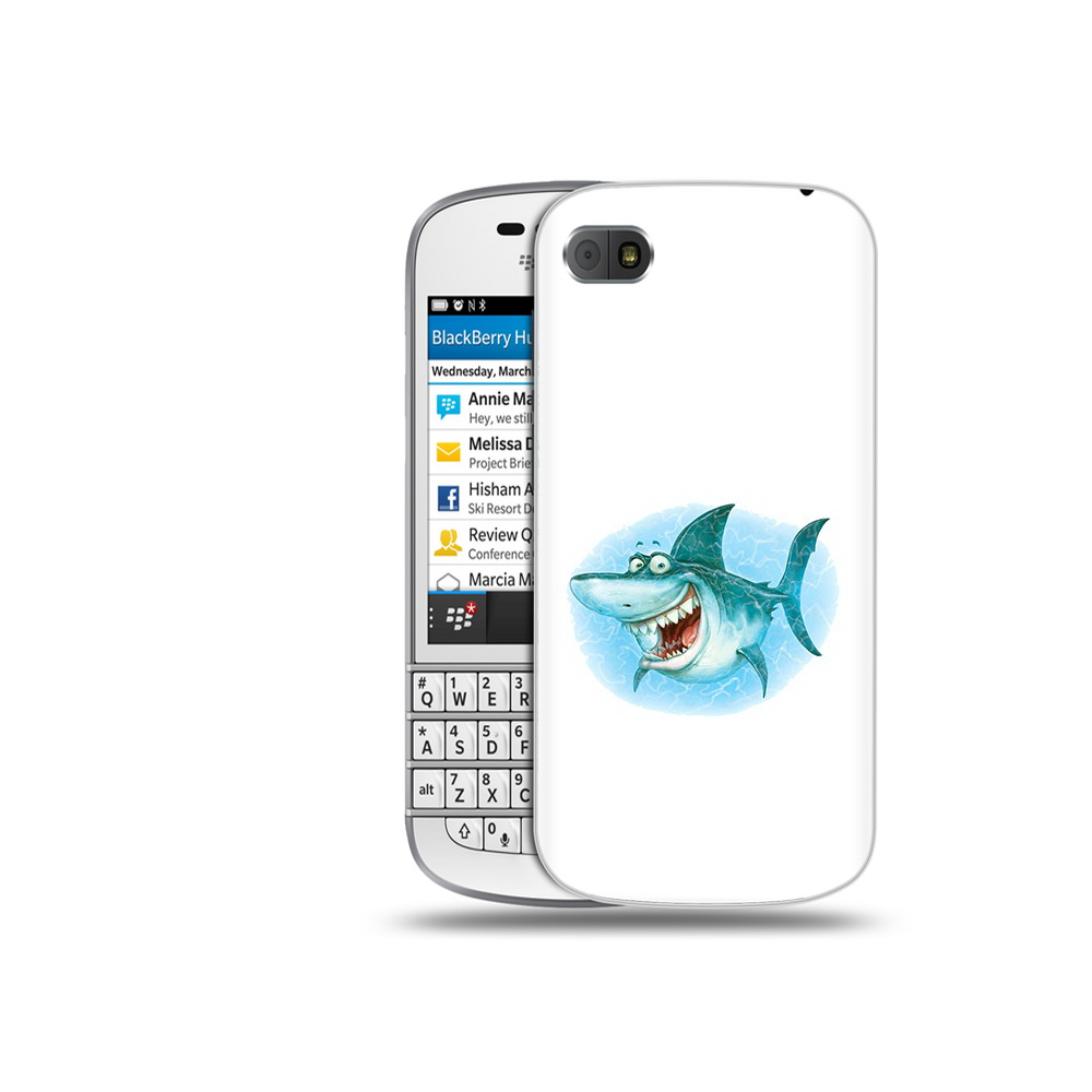 

Чехол MyPads Tocco для BlackBerry Q10 веселая акула, Прозрачный, Tocco