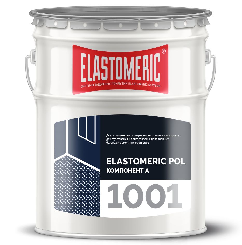 Эпоксидная грунтовка прозрачная ELASTOMERIC POL - 10011001-12кг