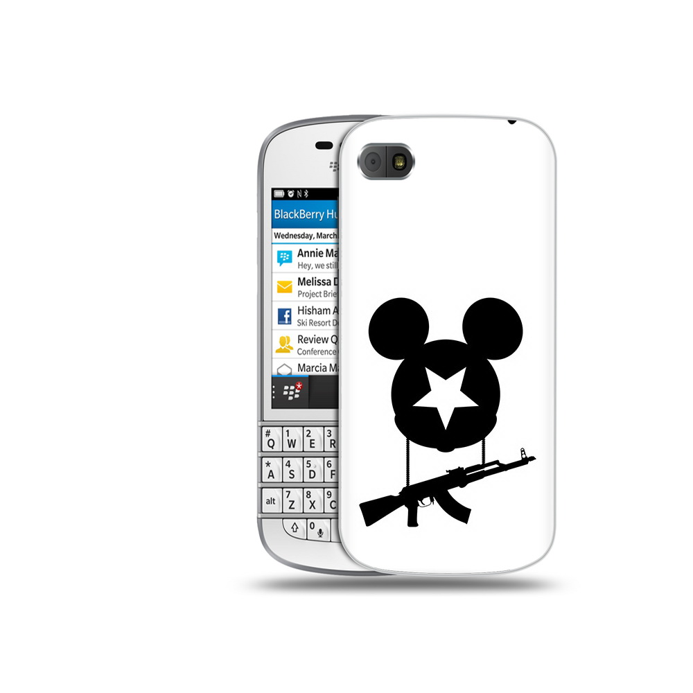 

Чехол MyPads Tocco для BlackBerry Q10 АК Микки, Прозрачный, Tocco