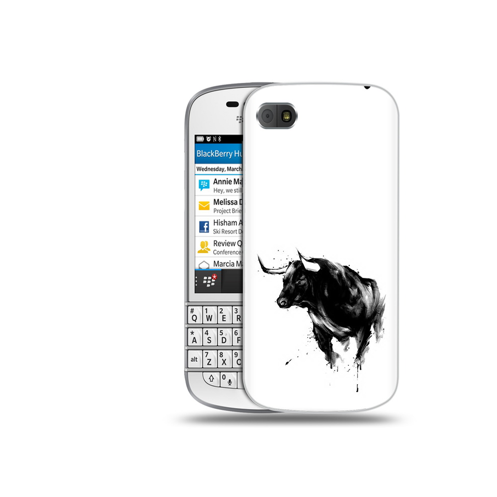 

Чехол MyPads Tocco для BlackBerry Q10 бык, Прозрачный, Tocco