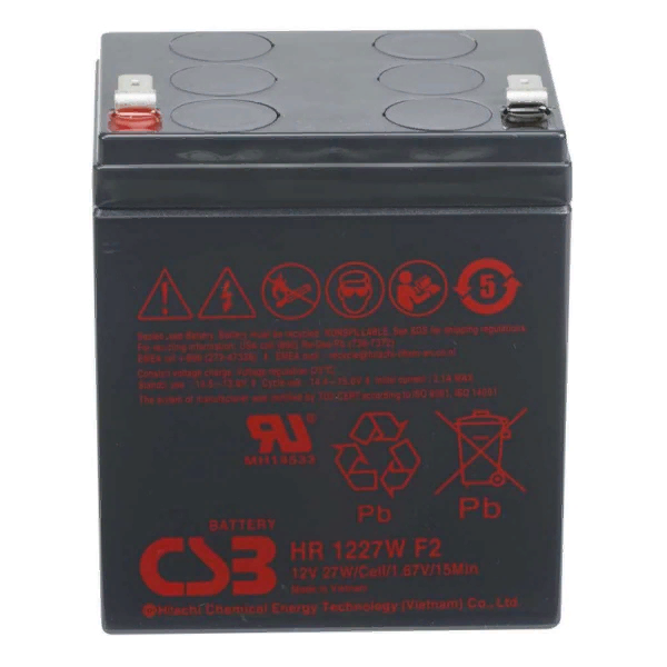 

Аккумулятор для ИБП CSB HR1227W F2 7,5 А/ч 12 В, HR1227W F2