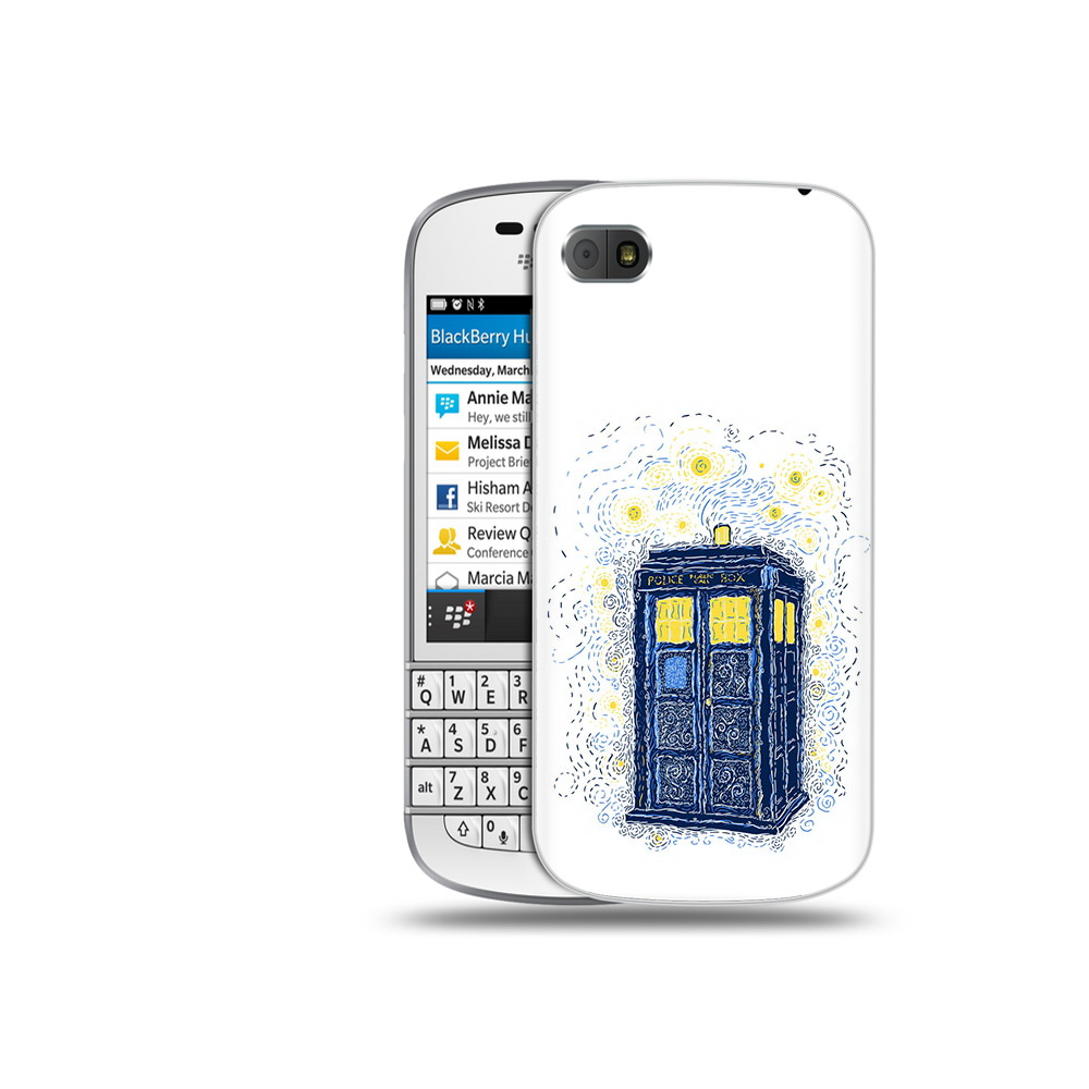 

Чехол MyPads Tocco для BlackBerry Q10 будка рисунок, Прозрачный, Tocco