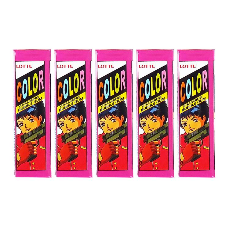 

Жевательная резинка Lotte Color (5 шт. по 12,6 г)