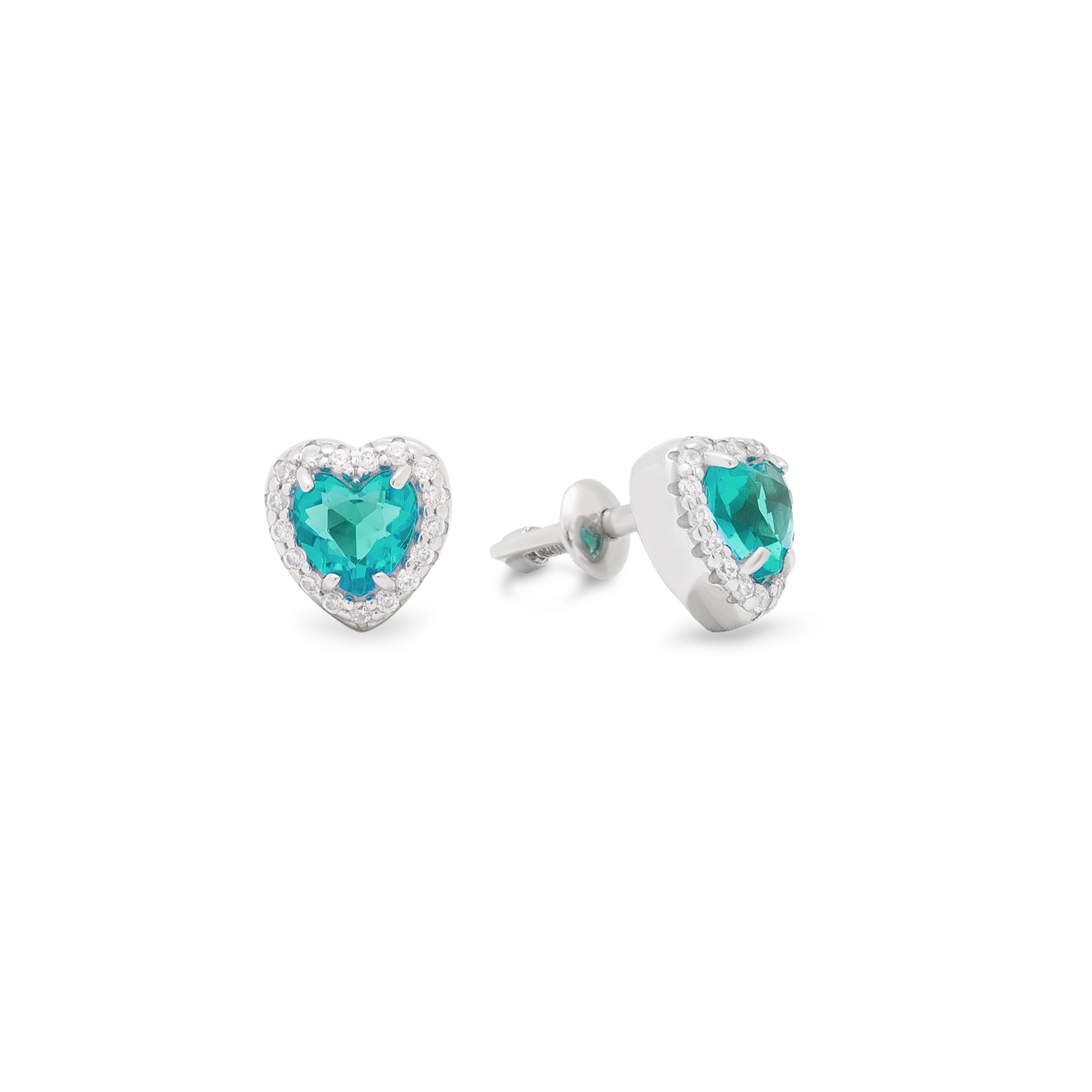 

Серьги из серебра с фианитом, кристаллом ювелирным ЯХОНТ Ювелирный 257306, 257306