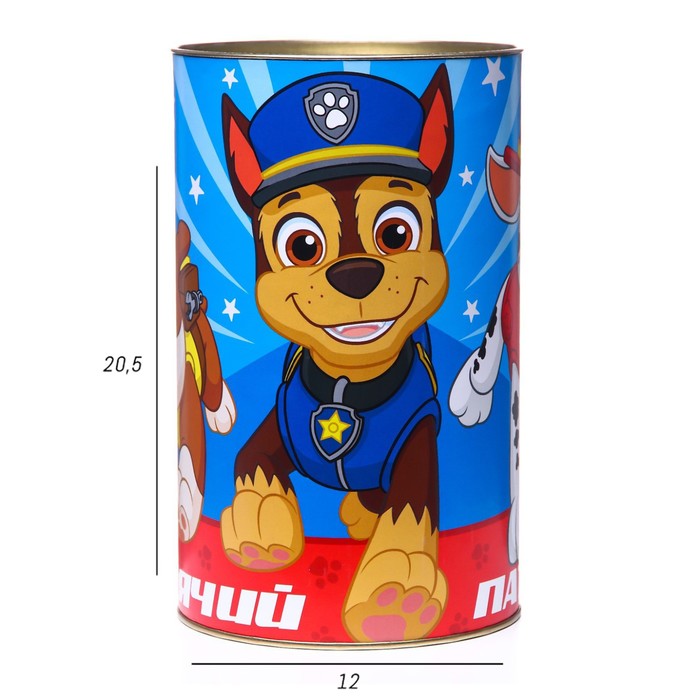 

Копилка XXL "Щенячий Патруль", Paw Patrol 20,5 см х 12 см х 12 см