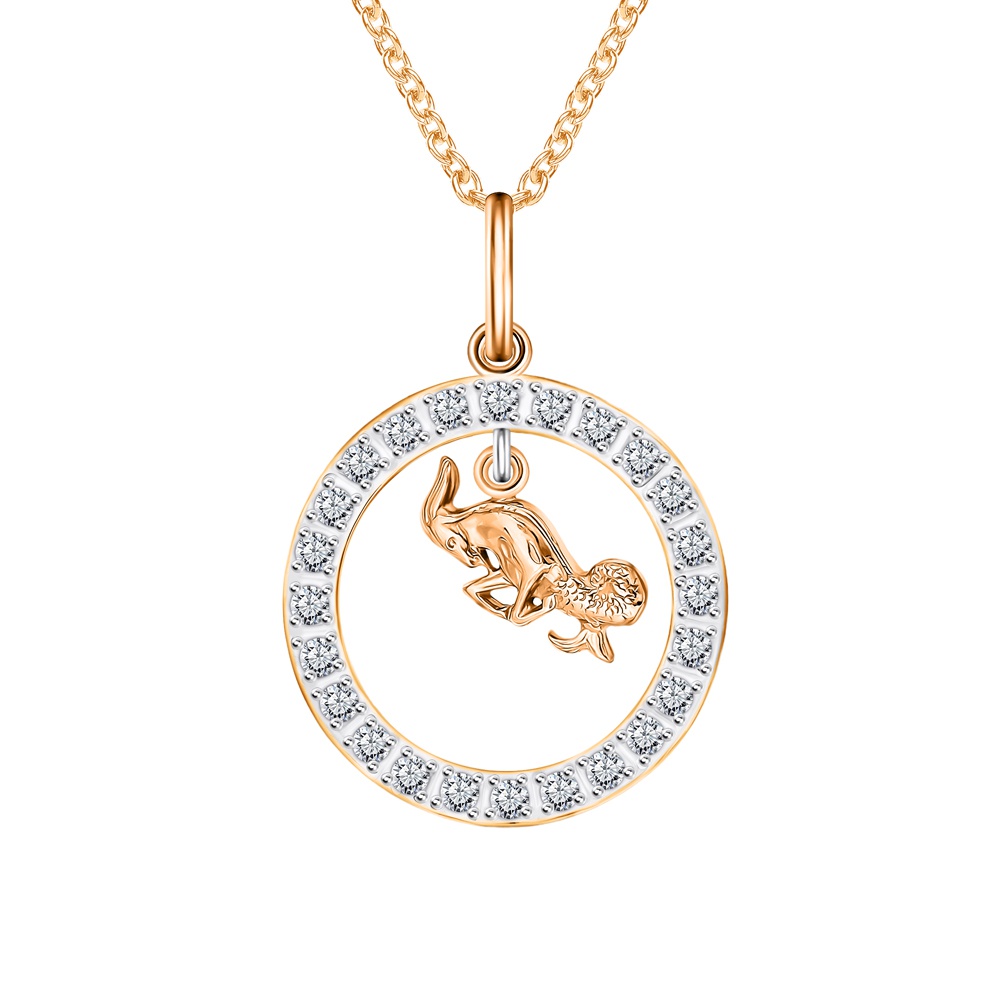 

Подвеска из золота 585Gold 603005548, фианит, 603005548