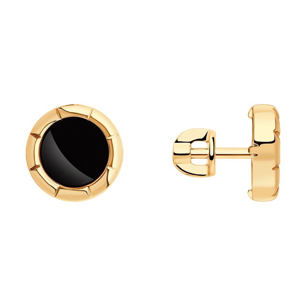 

Серьги из красного золота ЯХОНТ Золотой 243572, агат, 243572