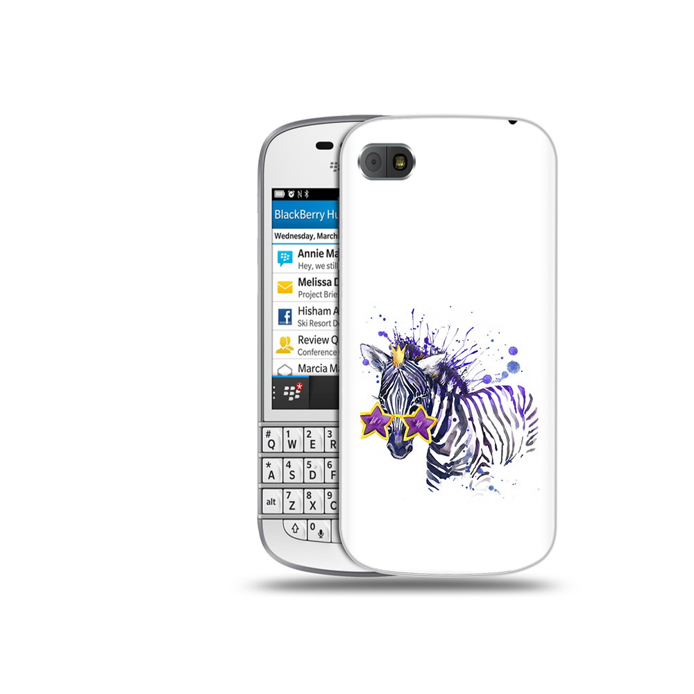 

Чехол MyPads Tocco для BlackBerry Q10 акварельная зебра, Прозрачный, Tocco