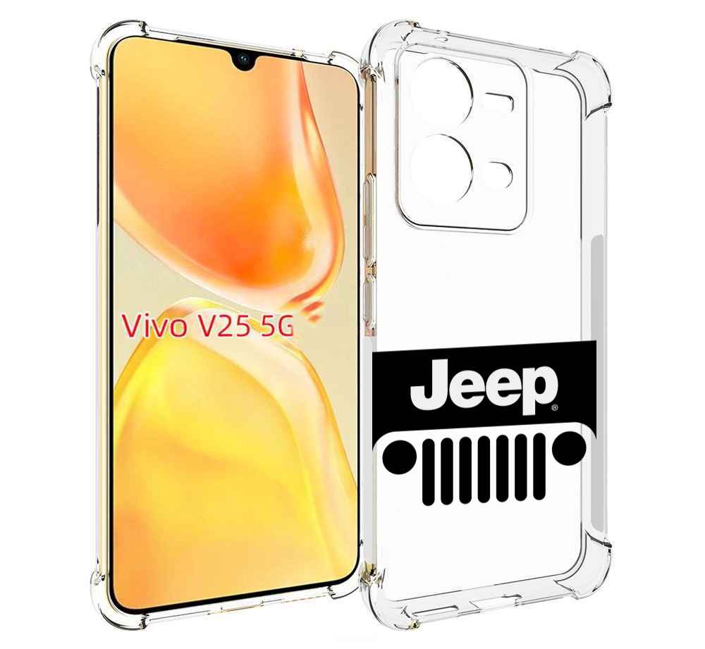 

Чехол MyPads jeep-3 мужской для Vivo V25 5G / V25e, Прозрачный, Tocco