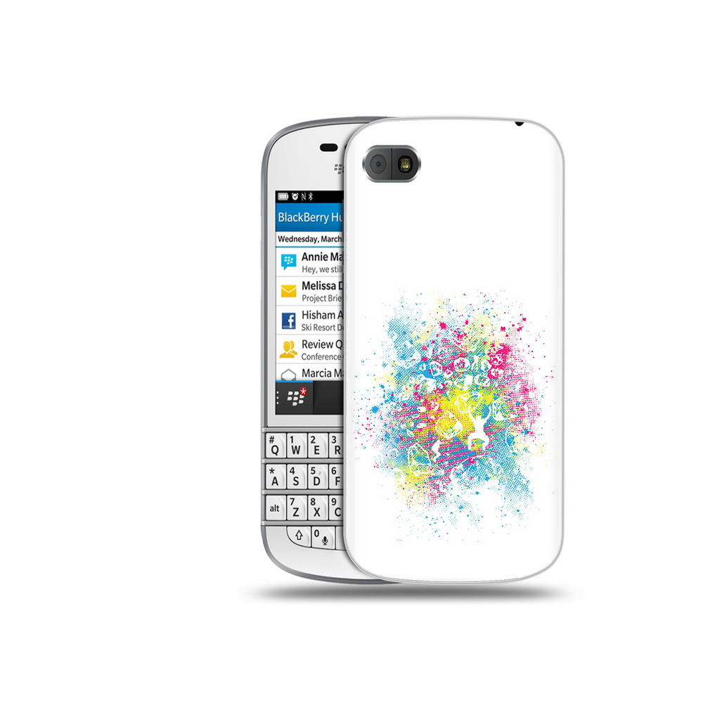 

Чехол MyPads Tocco для BlackBerry Q10 акварель абстракция, Прозрачный, Tocco