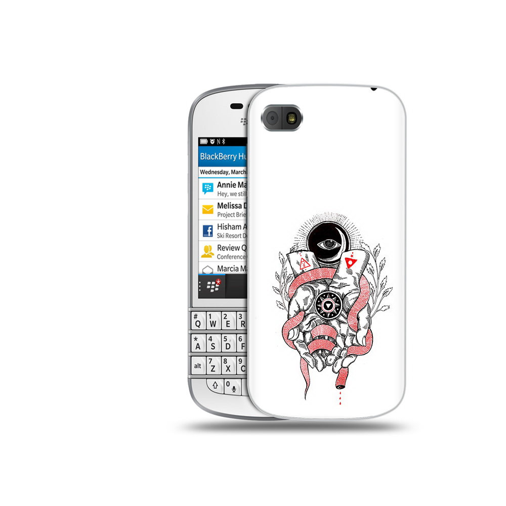 

Чехол MyPads Tocco для BlackBerry Q10 абстрация связанные руки, Прозрачный, Tocco