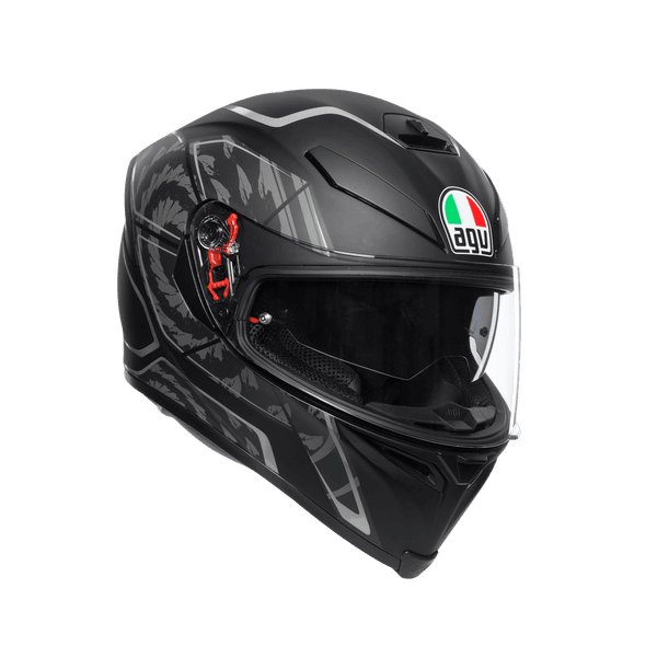 

Шлем AGV K-5 S MULTI Tornado Matt Black/Silver XS