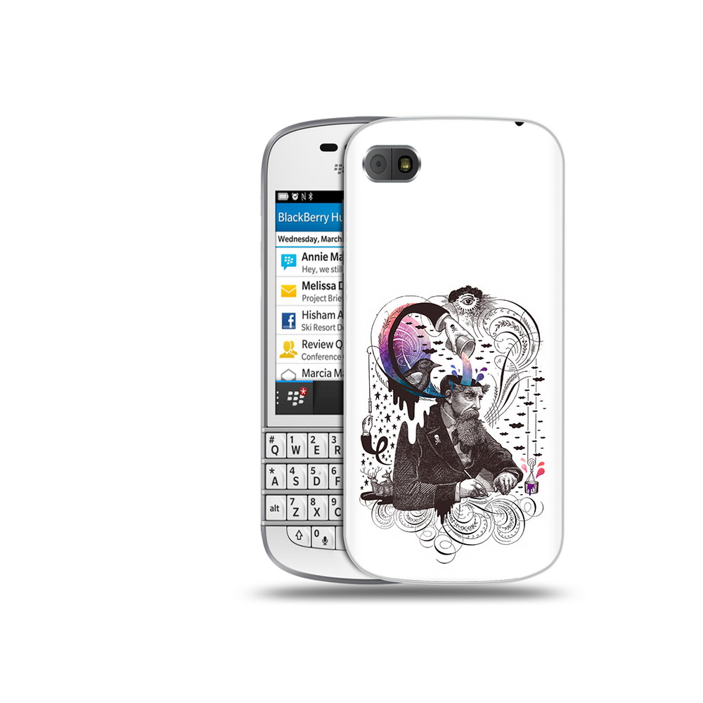 

Чехол MyPads Tocco для BlackBerry Q10 абстракция думающий мужчина, Прозрачный, Tocco