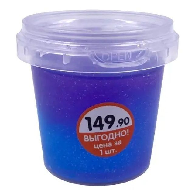 

Игрушка-антистресс Unic-Toys Слайм 120 г, Синий