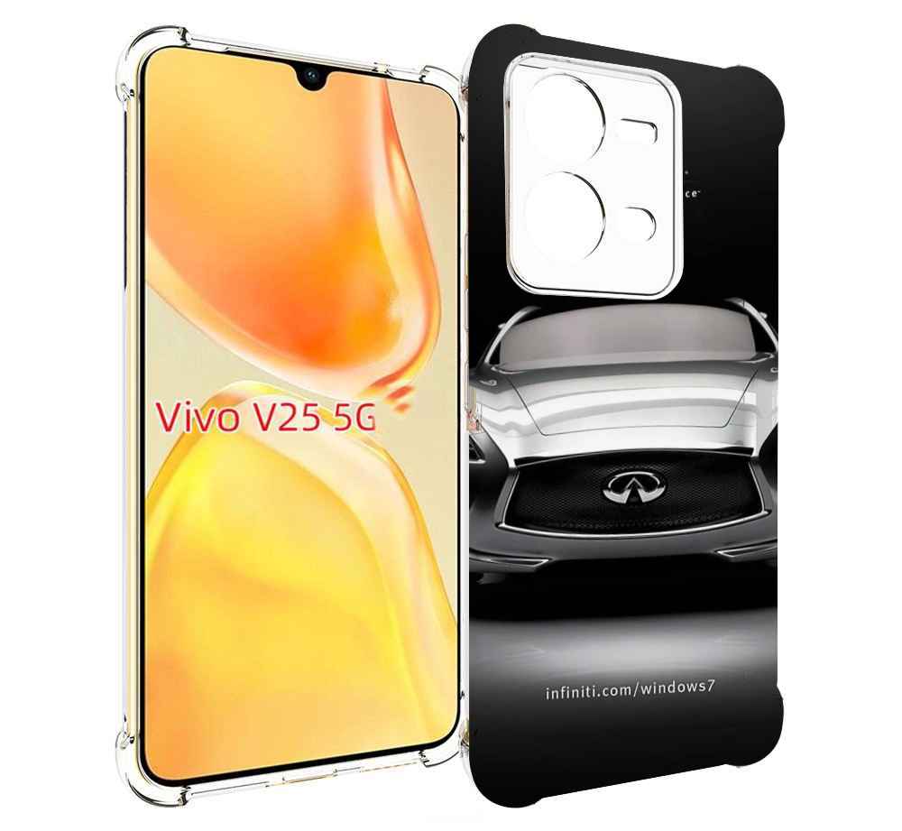 

Чехол MyPads infiniti-1 для Vivo V25 5G / V25e, Прозрачный, Tocco