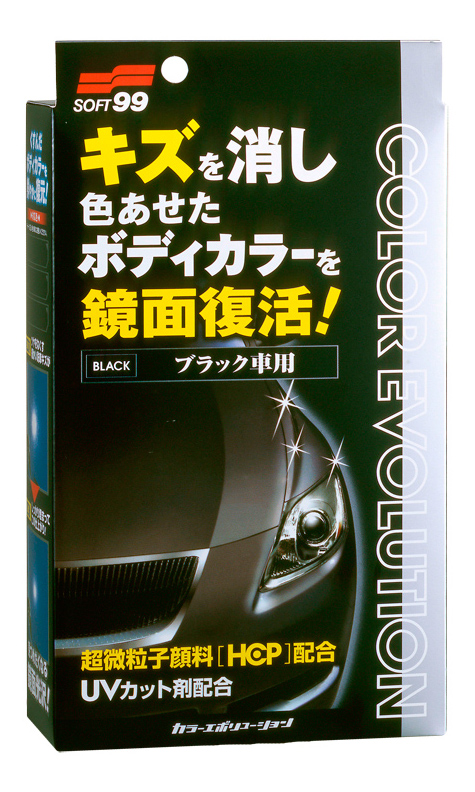 фото Полироль для кузова цветовосстанавливающий soft99 color evolution black 00503 0,1 л