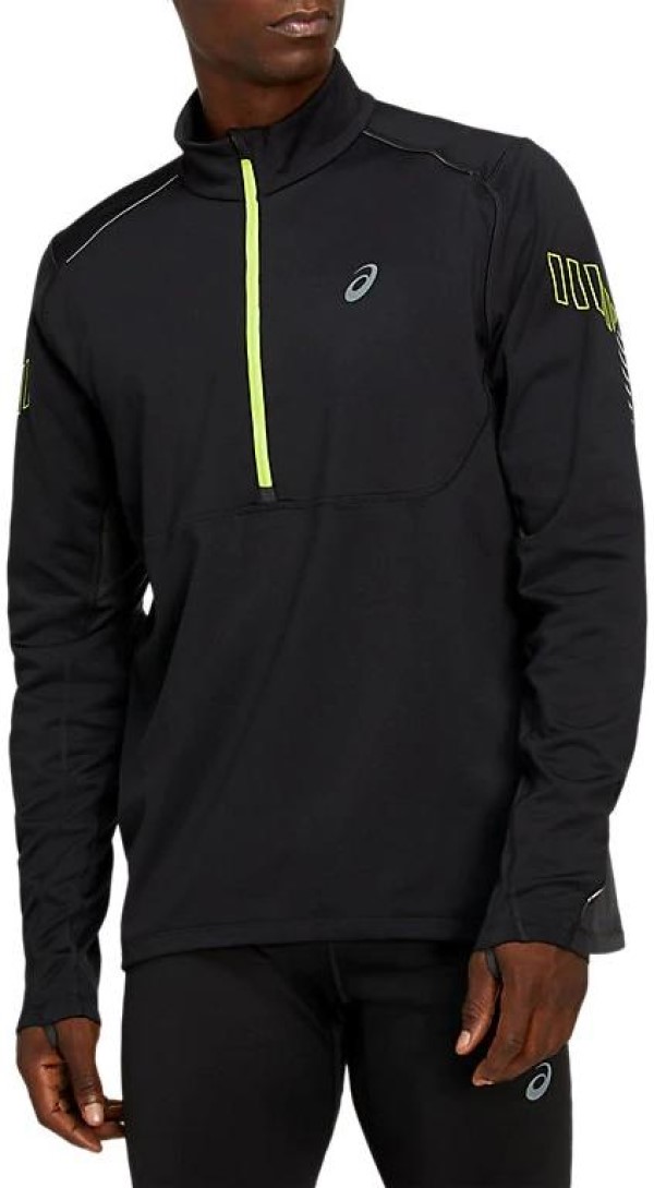 фото Куртка asics 2020-21 lite-show winter 1/2 zip top performance black/graphite grey xl