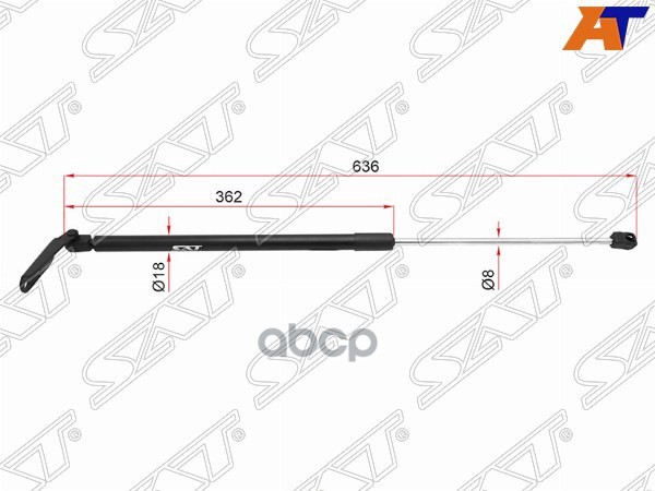 

Амортизатор Крышки Багажника Nissan Note E12 13- Lh (левый) Sat арт. ST-90451-3VA0A