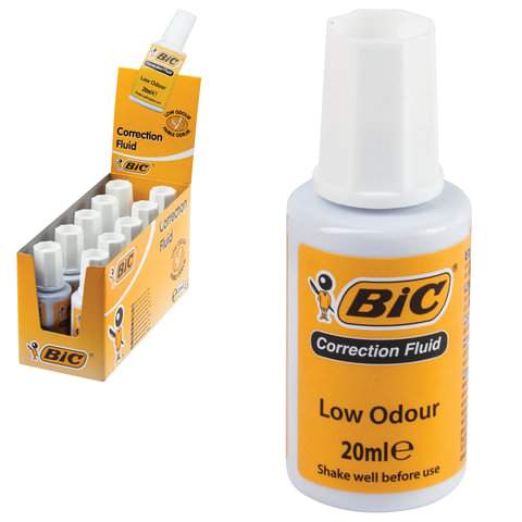 

Корректирующая жидкость (штрих) Bic 225020, 10 штук